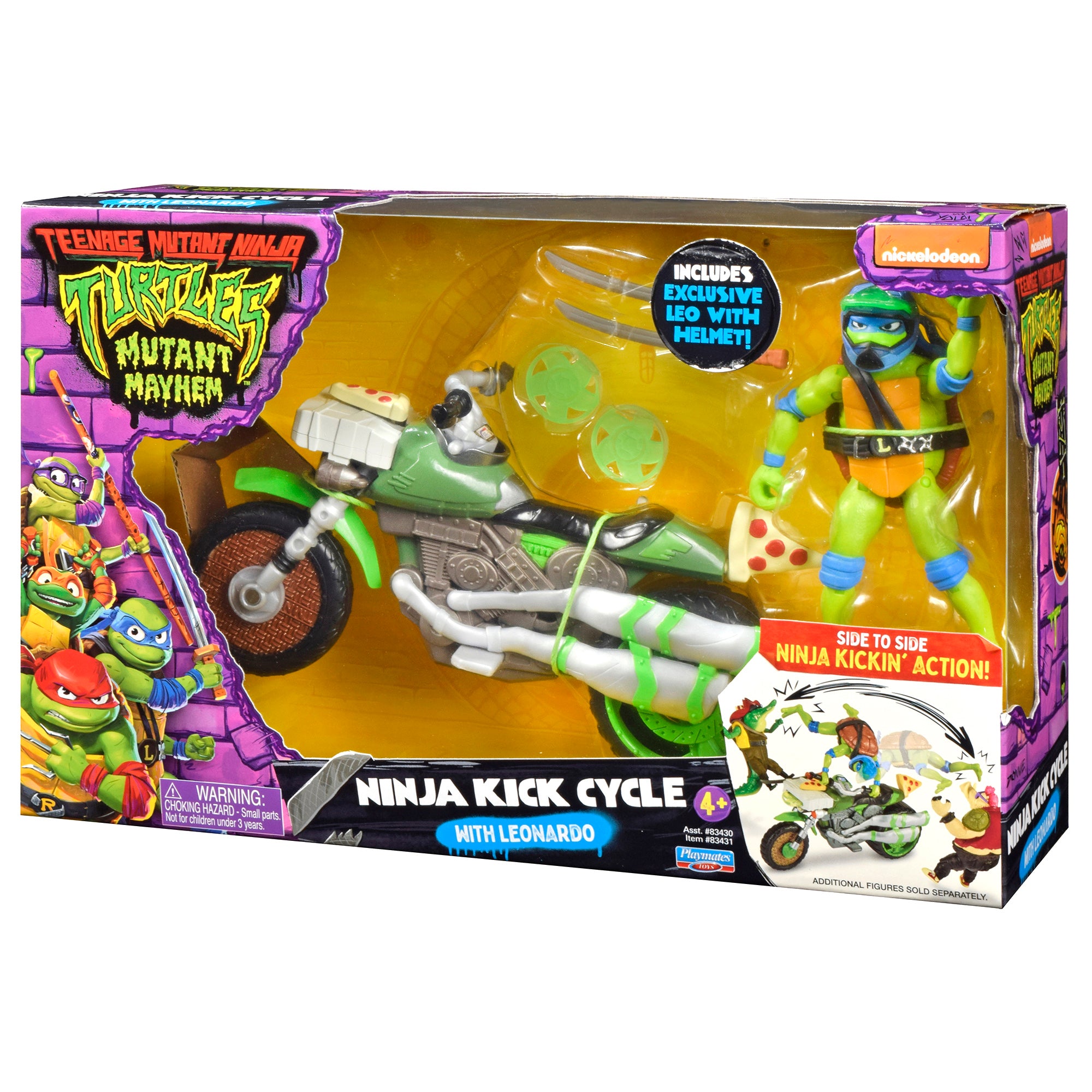 Teenage Mutant Ninja Turtles Movie Battle CycleToys from Character