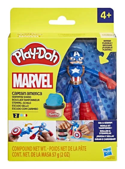 Playdoh Marvel captain america