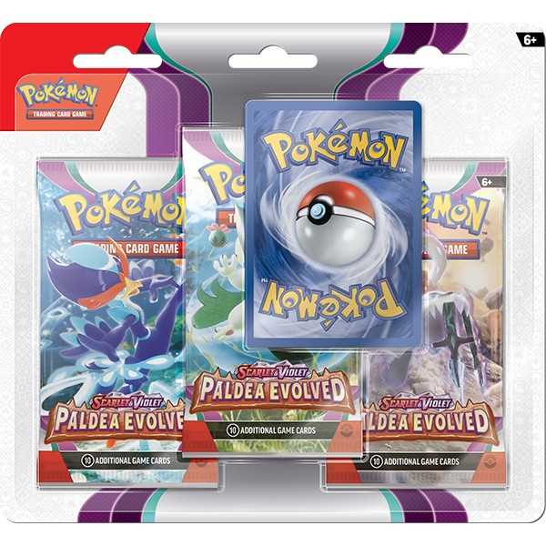 Paldea Evolved 3-Pack Booster Display