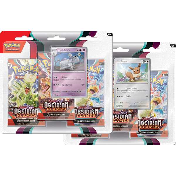 Pokemon TCG - Obsidian Flames 3 Pack Display