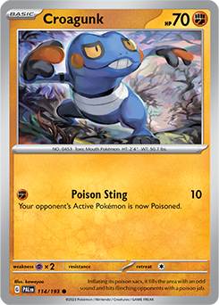 Croagunk 114/193 Paldea Evolved SV02