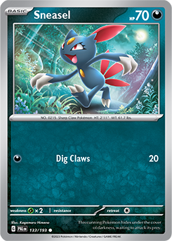 Sneasel 133/193 Paldea Evolved SV02