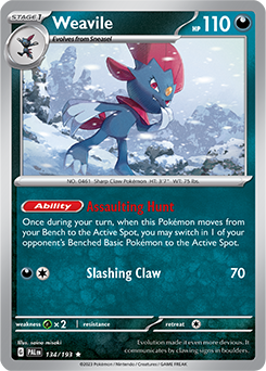 Weavile 134/193 Paldea Evolved SV02