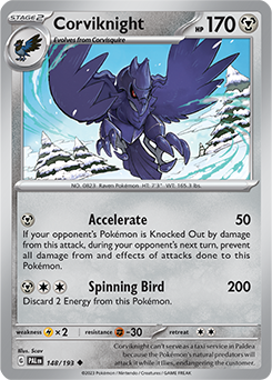 Corviknight 148/193 Paldea Evolved SV02