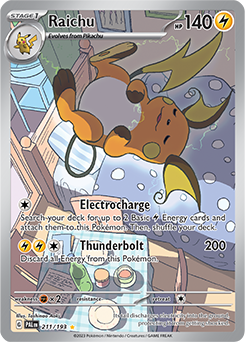 Raichu 211/193 Paldea Evolved SV02