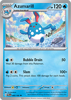 Azumarill 45/193 Paldea Evolved SV02