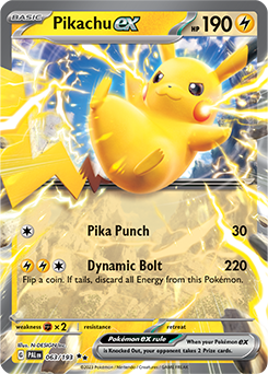 Pikachu ex 63/193 Paldea Evolved SV02