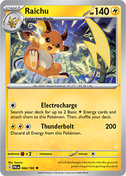 Raichu 64/193 Paldea Evolved SV02