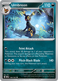 Umbreon 130/197 Obsidian Flames SV03