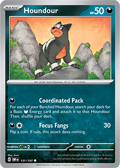 Houndour 131/197 Obsidian Flames SV03