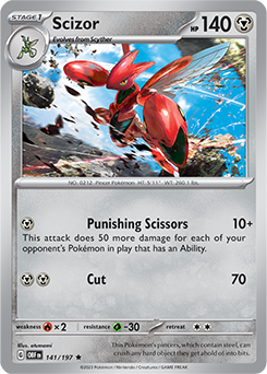 Scizor 141/197 Obsidian Flames SV03