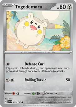 Togedemaru 151/197 Obsidian Flames SV03