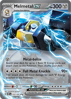 Melmetal ex 153/197 Obsidian Flames SV03