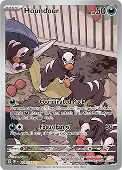 Houndour 204/197 Obsidian Flames SV03