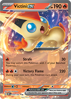 Victini ex 33/197 Obsidian Flames SV03