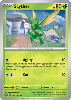 Scyther 4/197 Obsidian Flames SV03