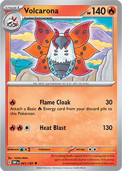 Volcarona 41/197 Obsidian Flames SV03