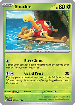 Shuckle 5/197 Obsidian Flames SV03