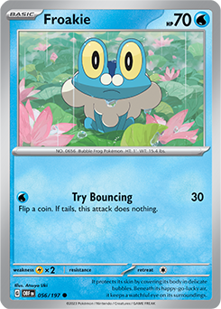 Froakie 56/197 Obsidian Flames SV03