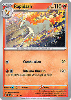 Rapidash 27/162 Temporal Forces SV05