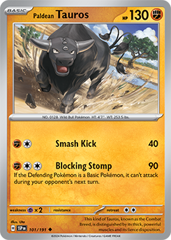 Paldean Tauros 101/191 Surging Sparks SV