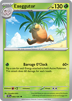 Exeggutor 3/191 Surging Sparks SV08