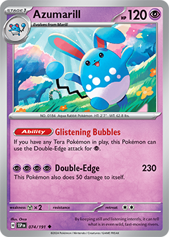 Azumarill 74/191 Surging Sparks SV08