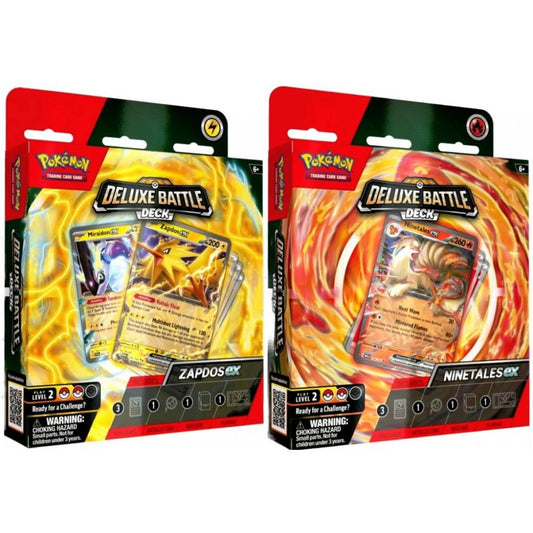 Pokemon Ninetales ex & Zapdos ex Deluxe