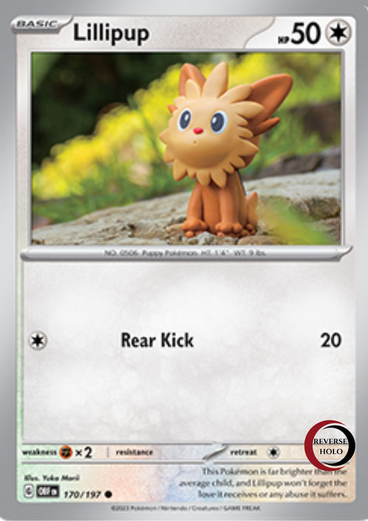 Lillipup 170/197 Obsidian Flames SV03 (R