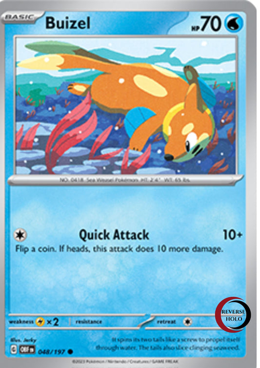 Buizel 48/197 Obsidian Flames SV03 (Reve