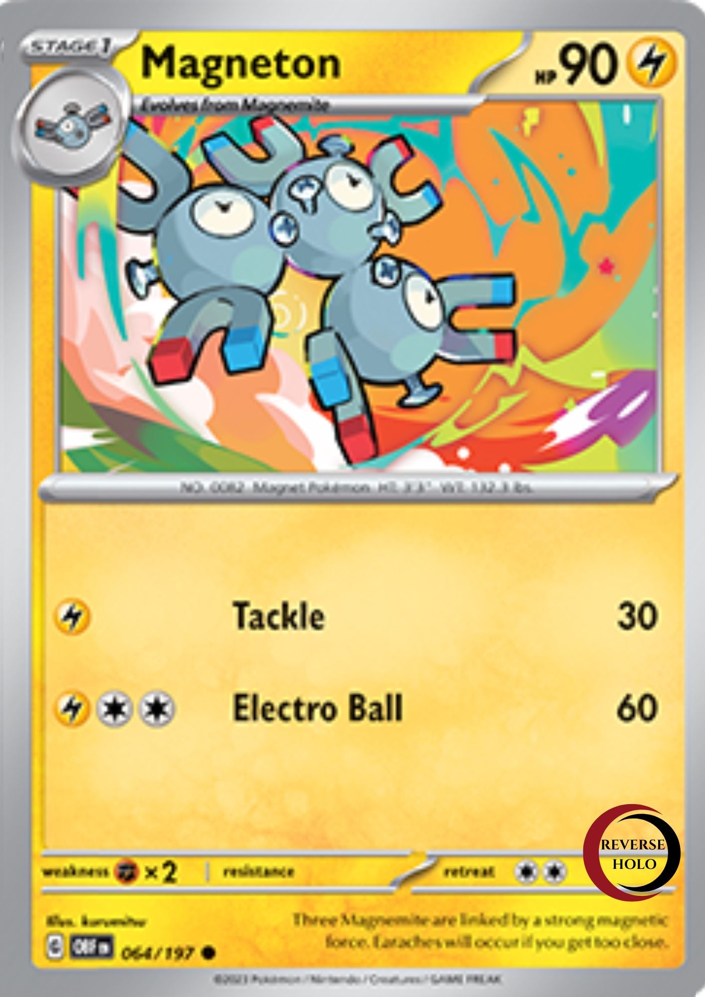 Magneton 64/197 Obsidian Flames SV03 (re