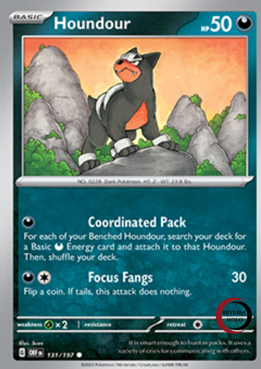 Houndour 131/197 Obsidian Flames SV03 (R