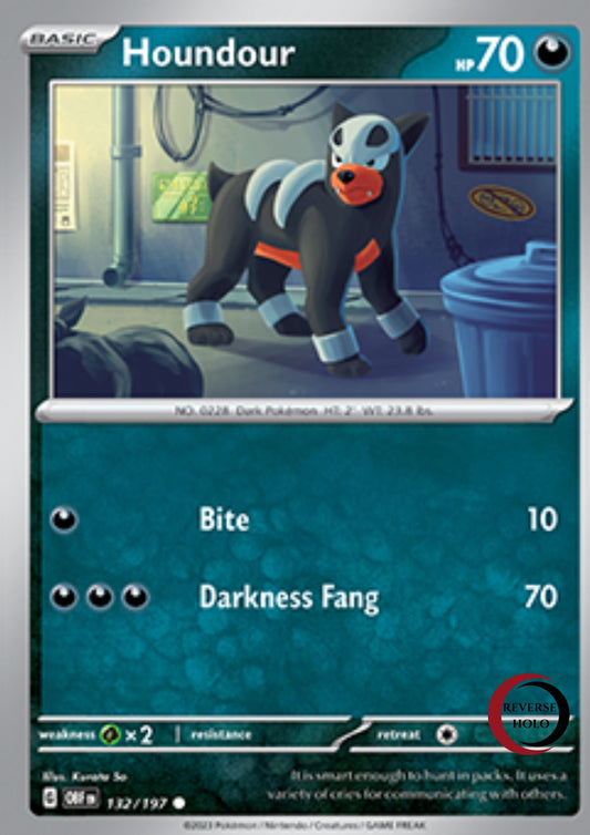 Houndour 132/197 Obsidian Flames SV03 (R