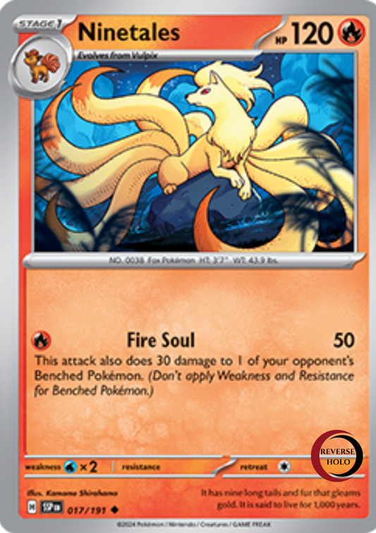 Ninetales 17/191 Surging Sparks SV08 Rev